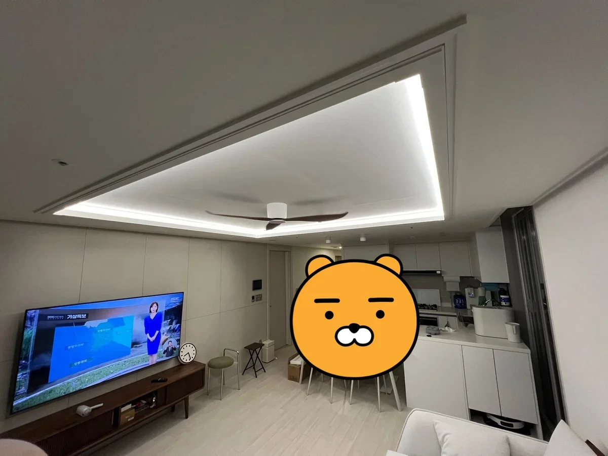 서울/롯데캐슬이스트폴/실링팬패키지+우물천장무드등 시공 사진 3